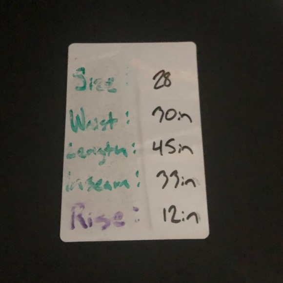 Citizens of Humanity Jeans Women's 28 Hutton Medium Rise Wide Leg Dark Wash Deni - Picture 8 of 8